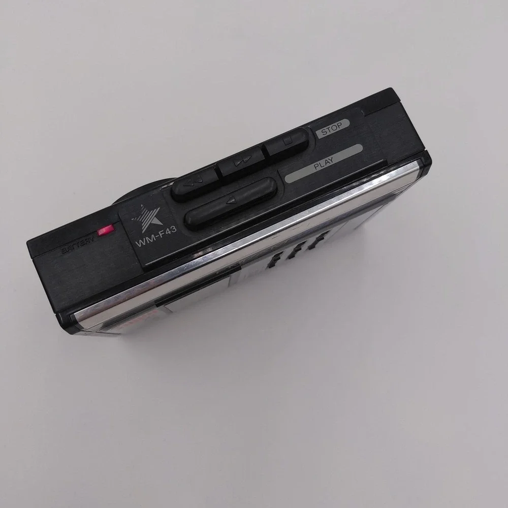Sony Walkman WM-F43 AM/FM Cassette Player No Headphones Radio Working, Read